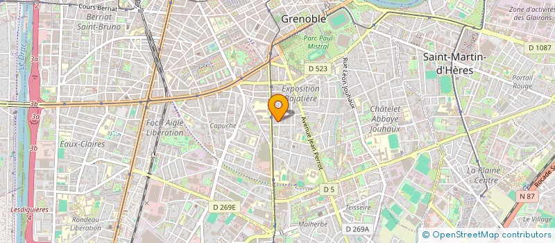 localisation de l'entreprise MONSIEUR NABIL AZIZI à GRENOBLE