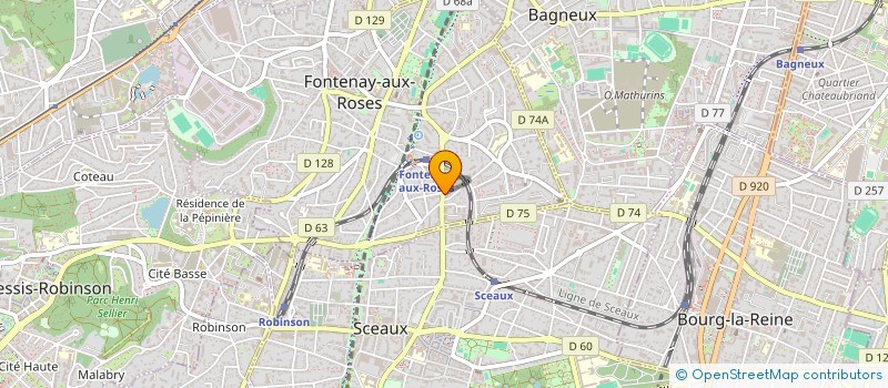 localisation de l'entreprise MONSIEUR NABIL AZRI à FONTENAY-AUX-ROSES