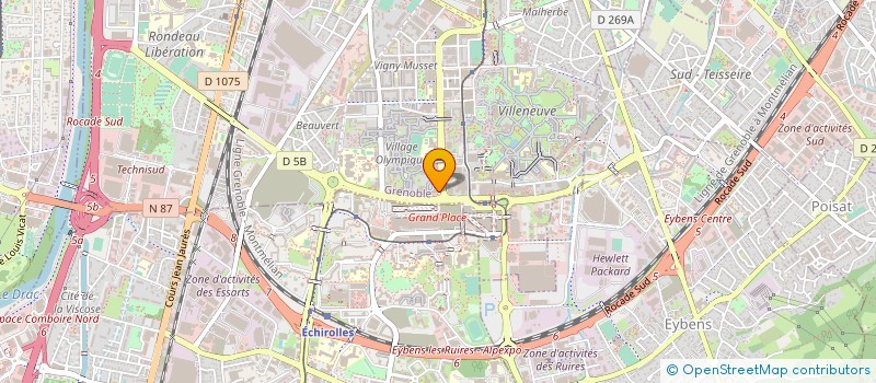 localisation de l'entreprise MONSIEUR NABIL AZZOUNI  GRENOBLE