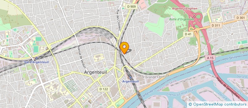 localisation de l'entreprise MONSIEUR NABIL AZZOUZI  ARGENTEUIL