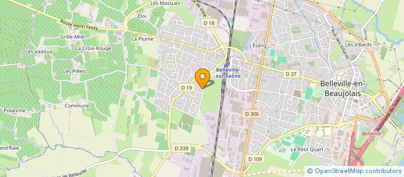 localisation de l'entreprise MONSIEUR NABIL BACHAMMAR  BELLEVILLE-EN-BEAUJOLAIS