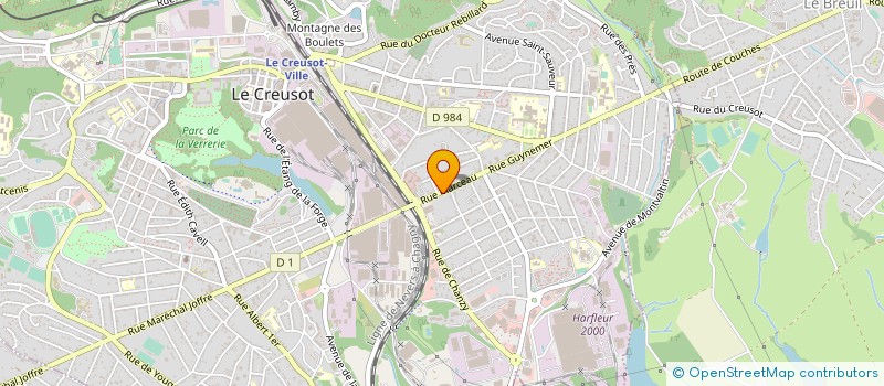 localisation de l'entreprise MONSIEUR NABIL BACHIR  LE CREUSOT