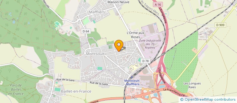 localisation de l'entreprise MONSIEUR NABIL BADAD à MONTSOULT