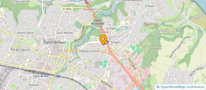 localisation de l'entreprise MONSIEUR NABIL BADJOU à SAINT-BRIEUC