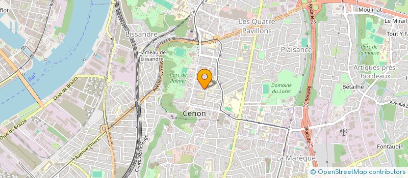 localisation de l'entreprise MONSIEUR NABIL BAMOH  CENON