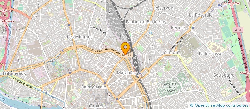 localisation de l'entreprise MONSIEUR NABIL BATANI à TOULOUSE