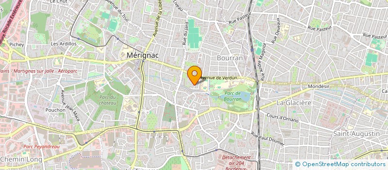 localisation de l'entreprise MONSIEUR NABIL BAUBADOIR  MERIGNAC