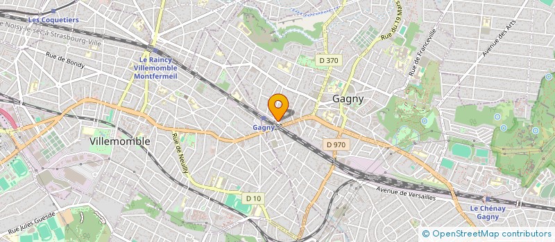 localisation de l'entreprise MONSIEUR NABIL BEDJA  GAGNY