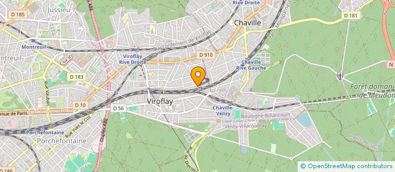 localisation de l'entreprise MONSIEUR NABIL BEDOUANI  VIROFLAY