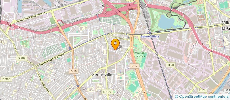 localisation de l'entreprise MONSIEUR NABIL BEKKARI à GENNEVILLIERS