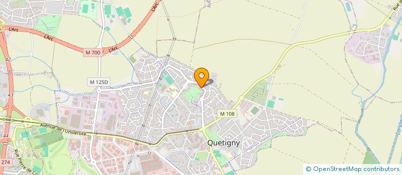 localisation de l'entreprise MONSIEUR NABIL BELQADI à QUETIGNY