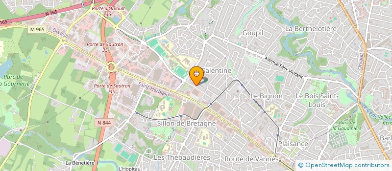 localisation de l'entreprise MONSIEUR NABIL BEN ABDESSELAM à ORVAULT
