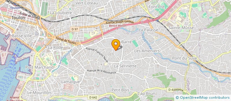 localisation de l'entreprise MONSIEUR NABIL BEN FLAH  TOULON