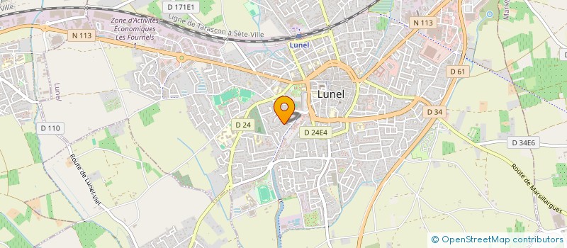 localisation de l'entreprise MONSIEUR NABIL BENAASSIA  LUNEL