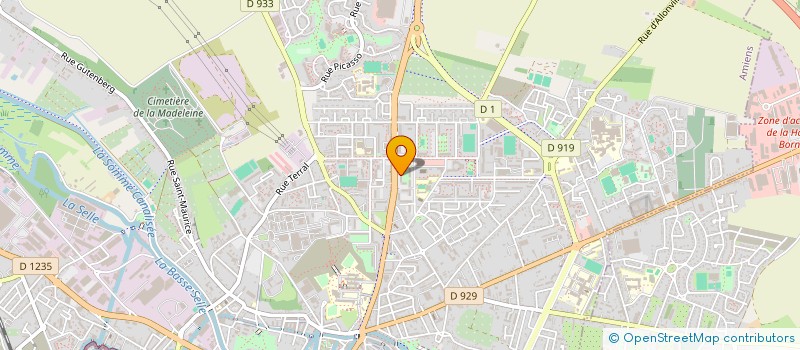 localisation de l'entreprise MONSIEUR NABIL BENAISSA KOURMI  AMIENS