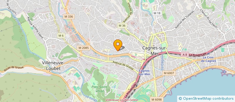 localisation de l'entreprise MONSIEUR NABIL BENAOUDA à CAGNES-SUR-MER