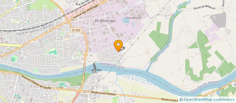 localisation de l'entreprise MONSIEUR NABIL BENDELLA  ROMANS-SUR-ISERE