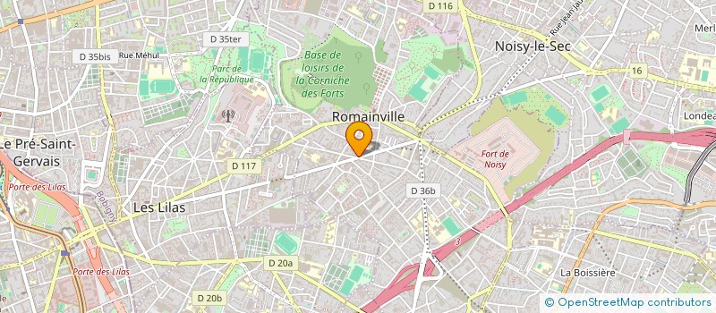 localisation de l'entreprise MONSIEUR NABIL BENDIB à ROMAINVILLE