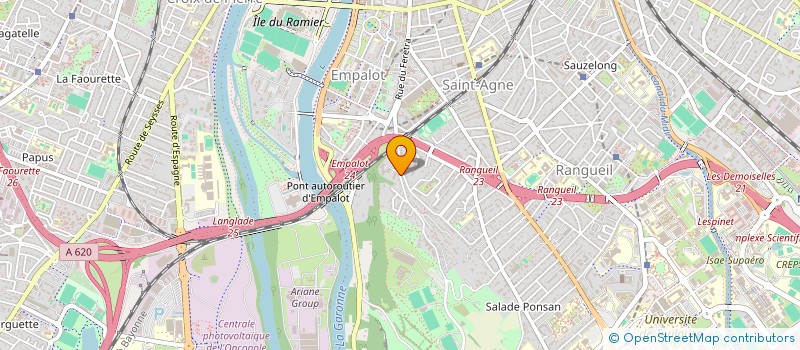 localisation de l'entreprise MONSIEUR NABIL BENHADJI  TOULOUSE