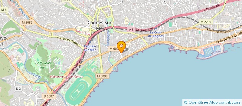 localisation de l'entreprise MONSIEUR NABIL BENHAMOUDA à CAGNES-SUR-MER