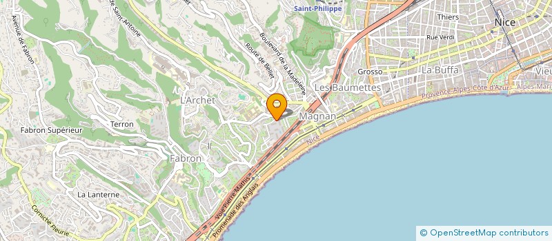 localisation de l'entreprise MONSIEUR NABIL BENMANSOUR  NICE