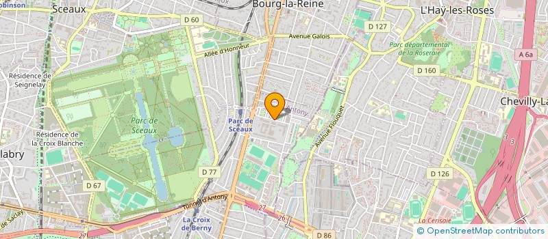 localisation de l'entreprise MONSIEUR NABIL BENMOUMA à ANTONY