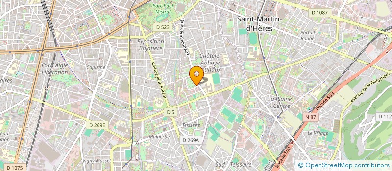 localisation de l'entreprise MONSIEUR NABIL BENMOUSSA  GRENOBLE