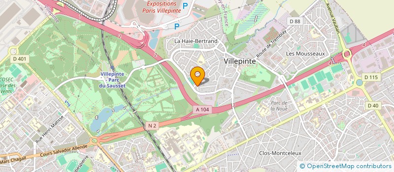 localisation de l'entreprise MONSIEUR NABIL BENOUADFEL à VILLEPINTE