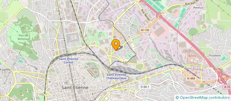 localisation de l'entreprise MONSIEUR NABIL BENSALEM  SAINT-ETIENNE