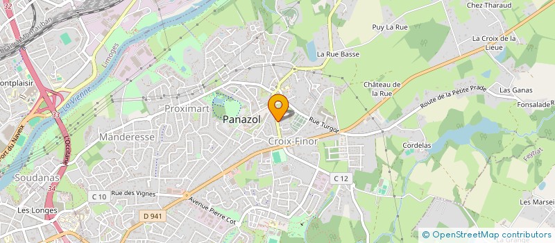 localisation de l'entreprise MONSIEUR NABIL BESSAID à PANAZOL