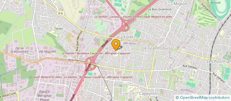 localisation de l'entreprise MONSIEUR NABIL BOUAID  MERIGNAC