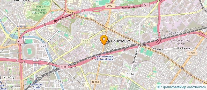 localisation de l'entreprise MONSIEUR NABIL BOUCHENAB à LA COURNEUVE