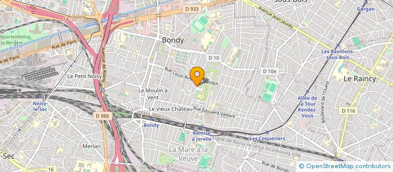 localisation de l'entreprise MONSIEUR NABIL BOUKIR  BONDY