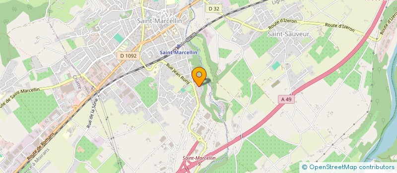 localisation de l'entreprise MONSIEUR NABIL BOUSBA  SAINT-MARCELLIN