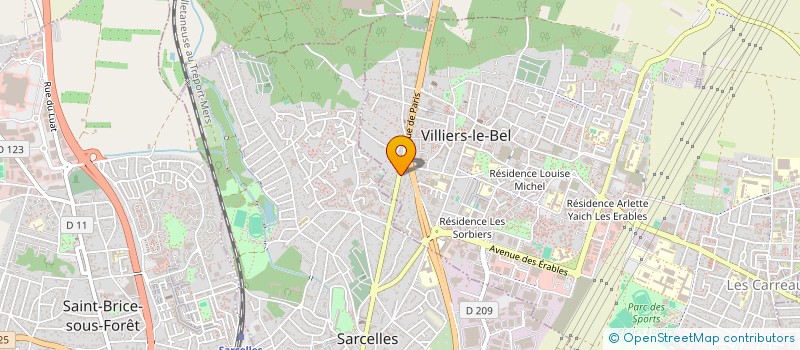 localisation de l'entreprise MONSIEUR NABIL BOUSRHAL  VILLIERS-LE-BEL