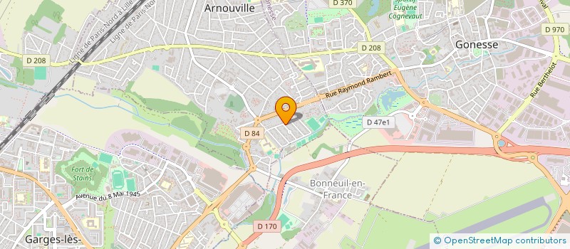 localisation de l'entreprise MONSIEUR NABIL BRAHIMI  ARNOUVILLE