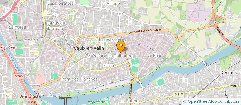 localisation de l'entreprise MONSIEUR NABIL CAILLAT  VAULX-EN-VELIN