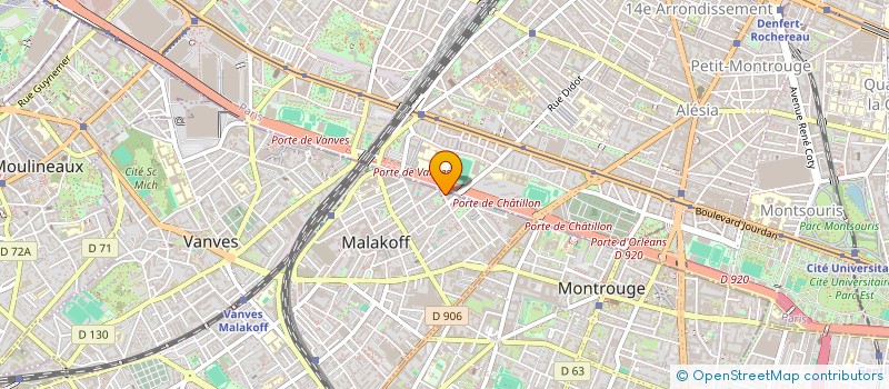 localisation de l'entreprise MONSIEUR NABIL CHABANE à MALAKOFF