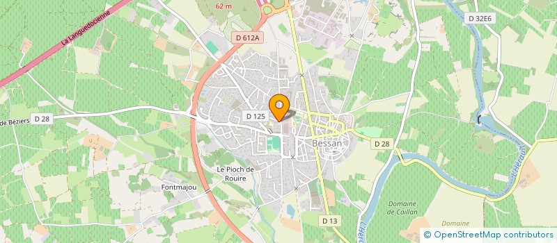 localisation de l'entreprise MONSIEUR NABIL CHAKLOUTE  BESSAN