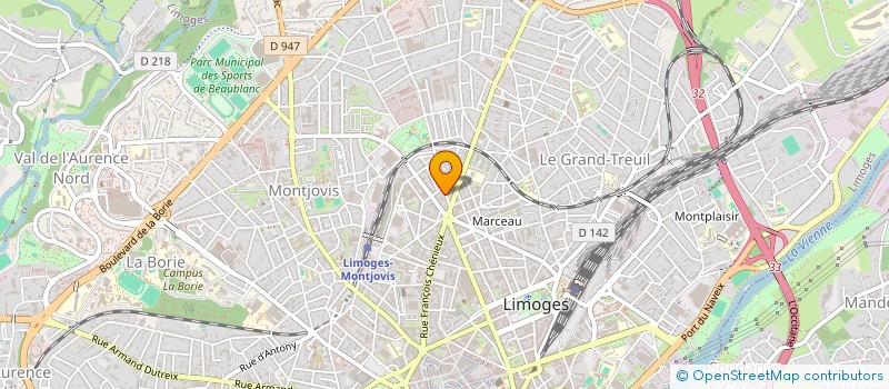 localisation de l'entreprise MONSIEUR NABIL DADI à LIMOGES