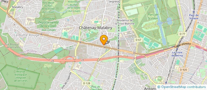 localisation de l'entreprise MONSIEUR NABIL DALI  CHATENAY-MALABRY