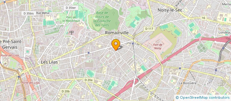 localisation de l'entreprise MONSIEUR NABIL DEBBANE à ROMAINVILLE