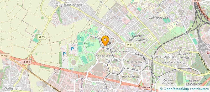 localisation de l'entreprise MONSIEUR NABIL DERBAL à STRASBOURG