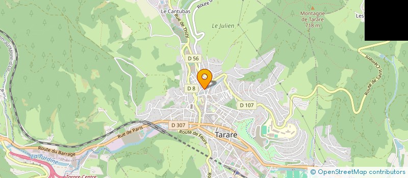 localisation de l'entreprise MONSIEUR NABIL DIARRASSOUBA  TARARE