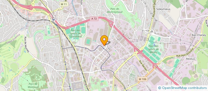 localisation de l'entreprise MONSIEUR NABIL DJEBABLIA  SAINT-ETIENNE