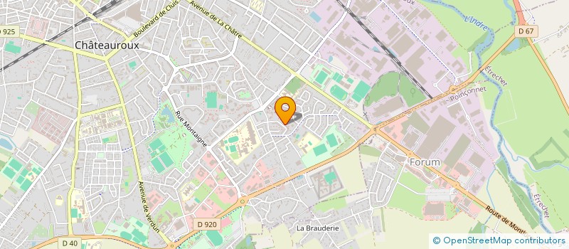 localisation de l'entreprise MONSIEUR NABIL DJEBBARI à CHATEAUROUX