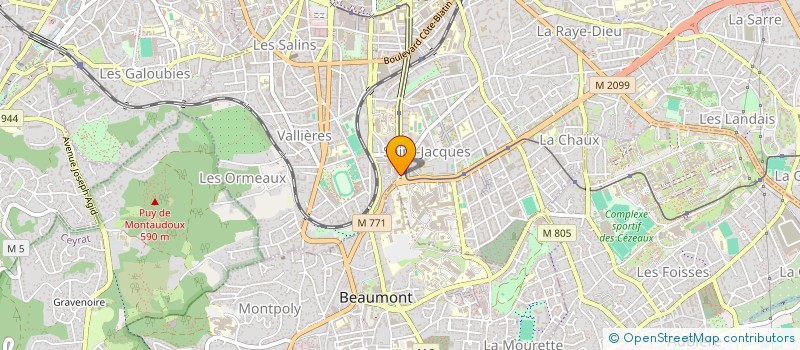 localisation de l'entreprise MONSIEUR NABIL DJEBBOUR  CLERMONT-FERRAND