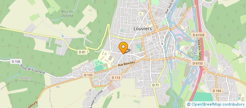 localisation de l'entreprise MONSIEUR NABIL DJEMEL  LOUVIERS