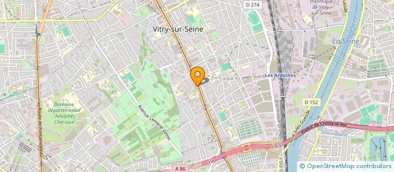 localisation de l'entreprise MONSIEUR NABIL DJERDI  VITRY-SUR-SEINE