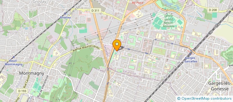 localisation de l'entreprise MONSIEUR NABIL EL GHADIRI  SARCELLES